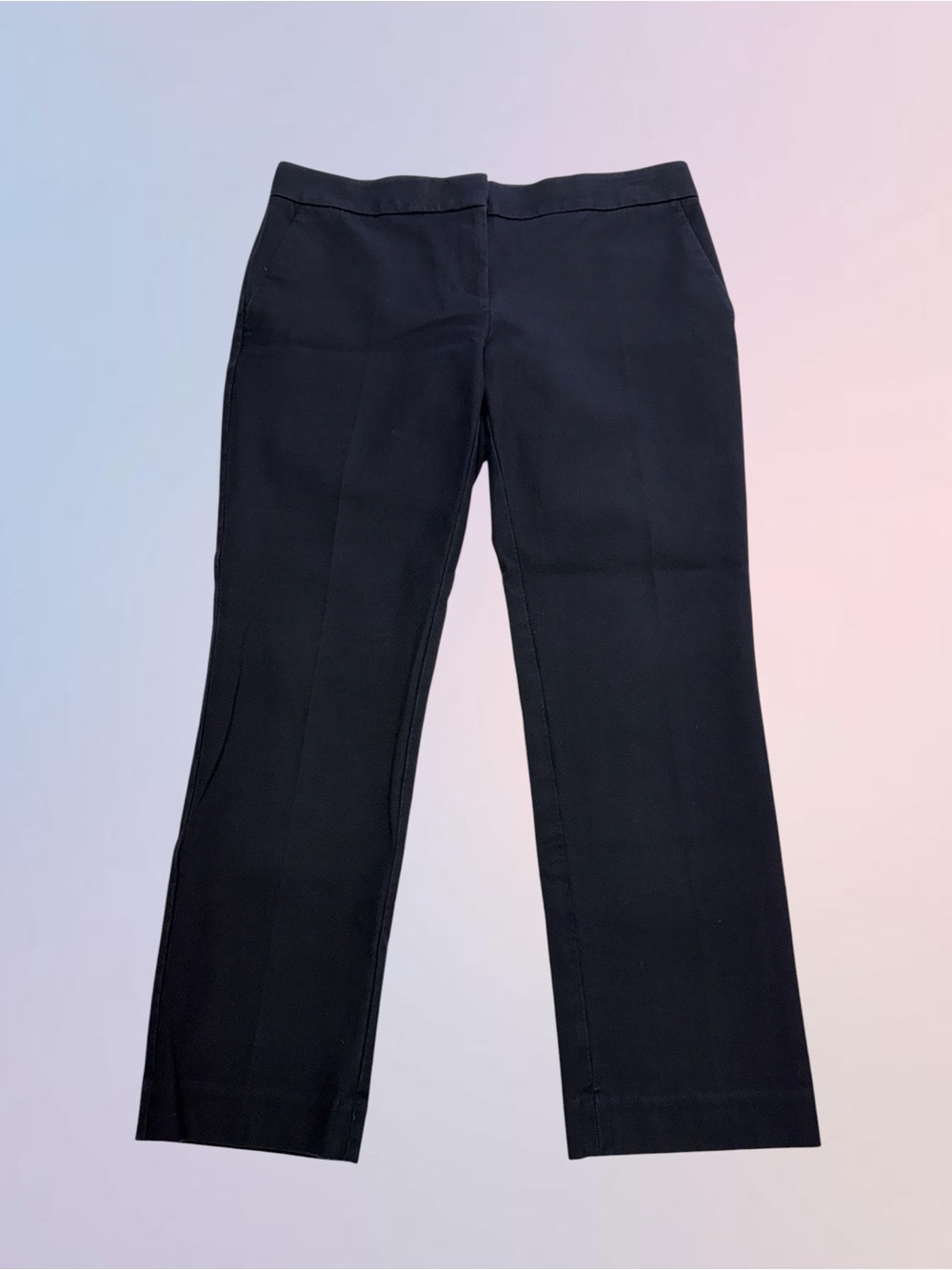 ANN TAYLOR Women’s 6 Navy Blue Crop Pant